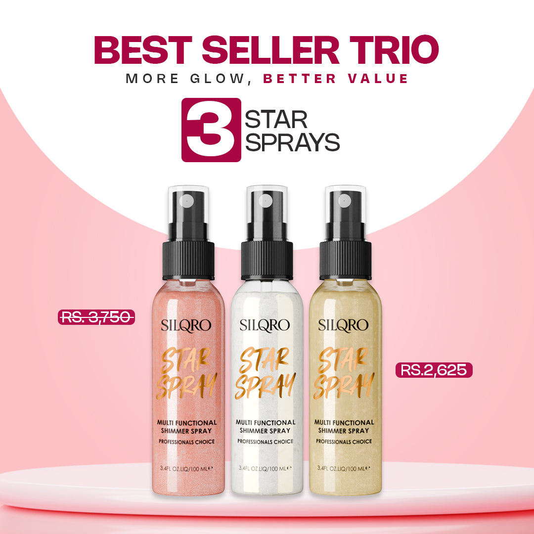 Silqro Star Spray Best Seller Trio